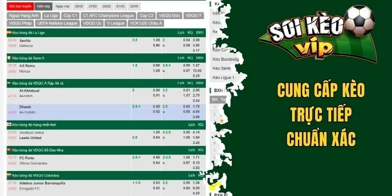 Soi Kèo Vip - Địa Chỉ Soi Kèo Hay, Chuẩn Xác Và Miễn Phí 14 Cung cấp kèo trực tiếp chuẩn xác