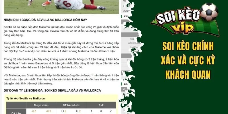 Soi Kèo Vip - Địa Chỉ Soi Kèo Hay, Chuẩn Xác Và Miễn Phí 12 Soi kèo chính xác và cực kỳ khách quan